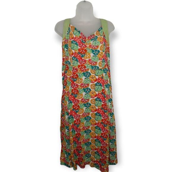 Loco Lindo Bright Floral Retro Dress - Picture 1 of 6